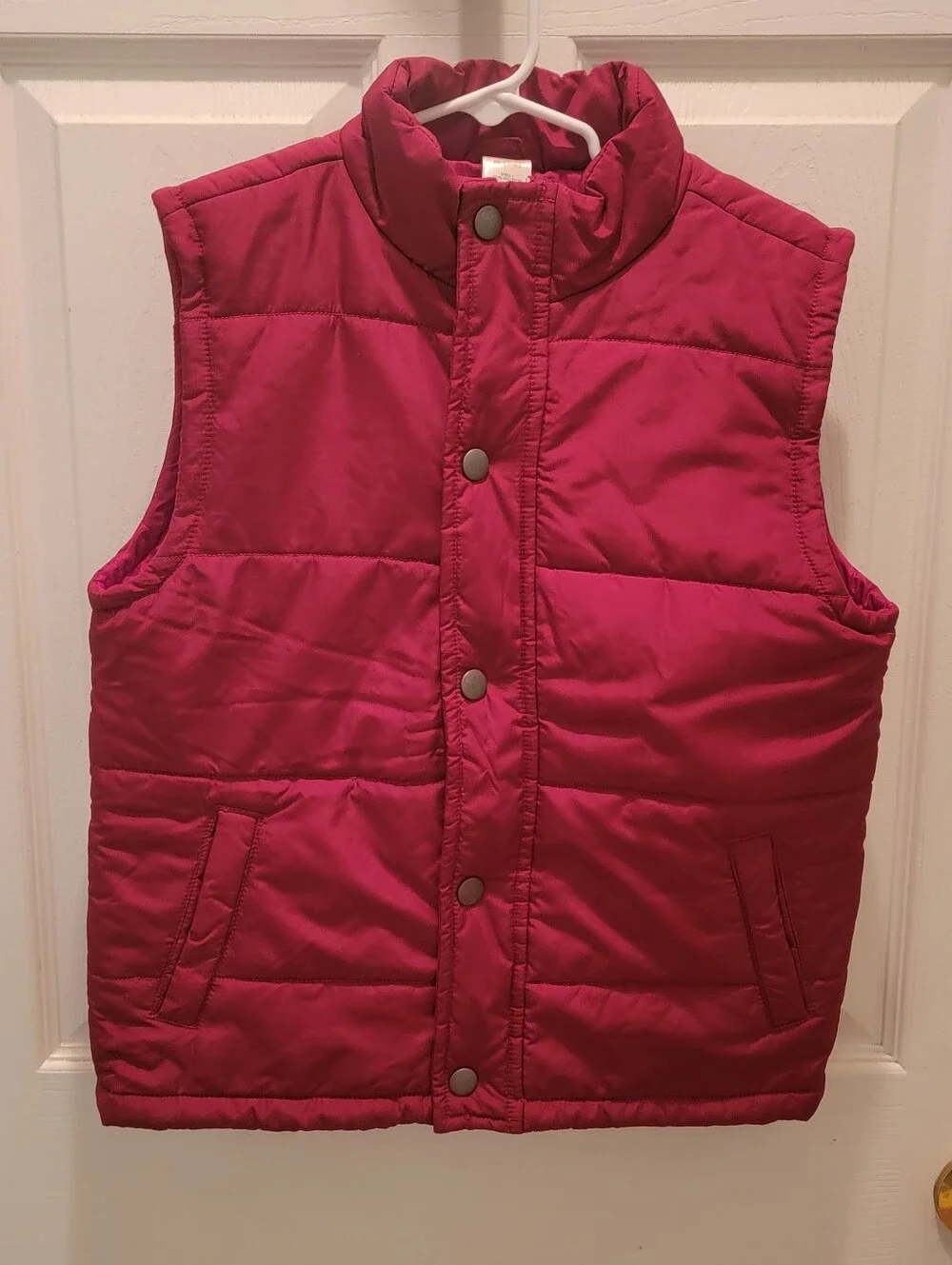 Gymboree Kids Dark Red Puffy Vest - Size Medium (7/8) - EUC